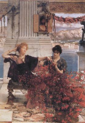 Alma-Tadema, Sir Lawrence Love's Jewelled Fetter (mk23) Sweden oil painting art